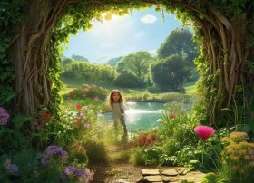 秘密花园故事；《秘密花园》的主要内容,要英文的