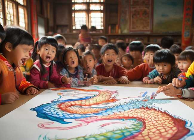 儿童成语故事画龙点睛比赛图片 儿童成语故事《画龙点睛》