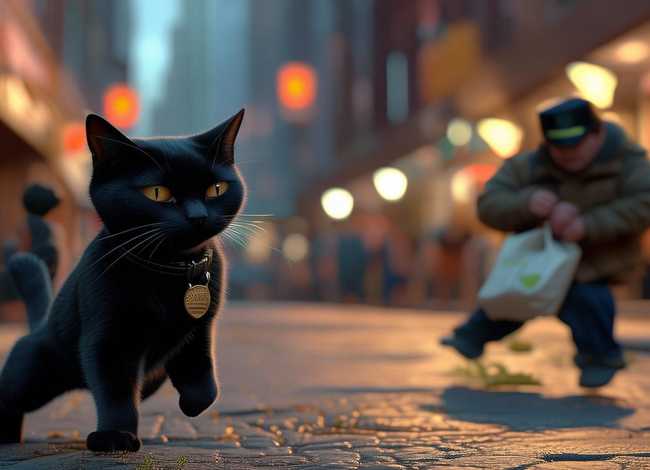 警察抓小偷故事文字（黑猫警察抓小偷的故事）