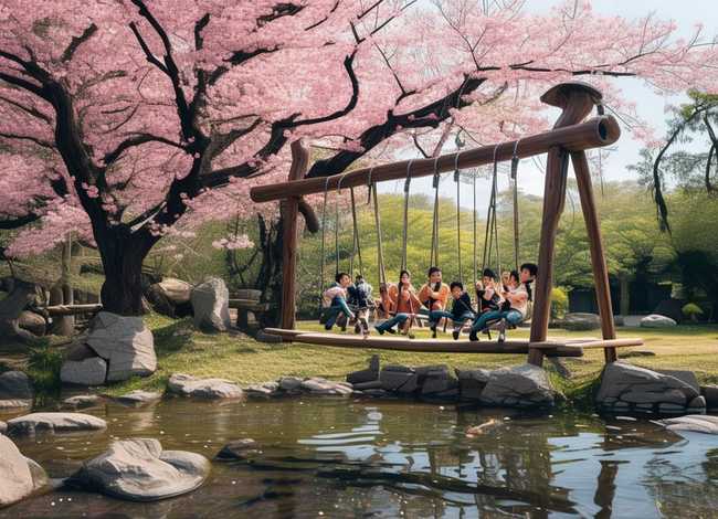 荡秋千游戏故事，荡秋千的游戏很受大家欢迎,那秋千在古代是用来干什么的