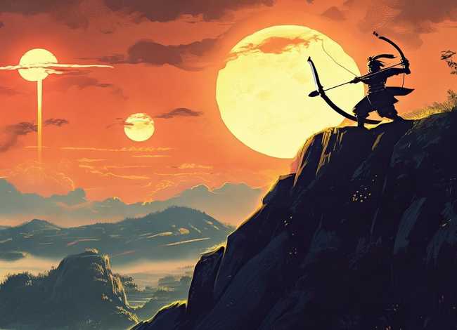 后羿射日儿童故事在线听,神话故事二十字 后羿射日儿童故事在线听,神话故事二十字