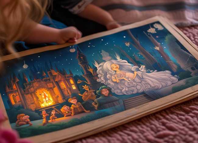 儿童小故事睡前公主（白雪公主和七个小矮人(下) 格林童话故事 儿童睡前故事）