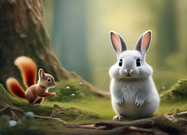 小故事儿童三个角色，小兔子乖乖的故事