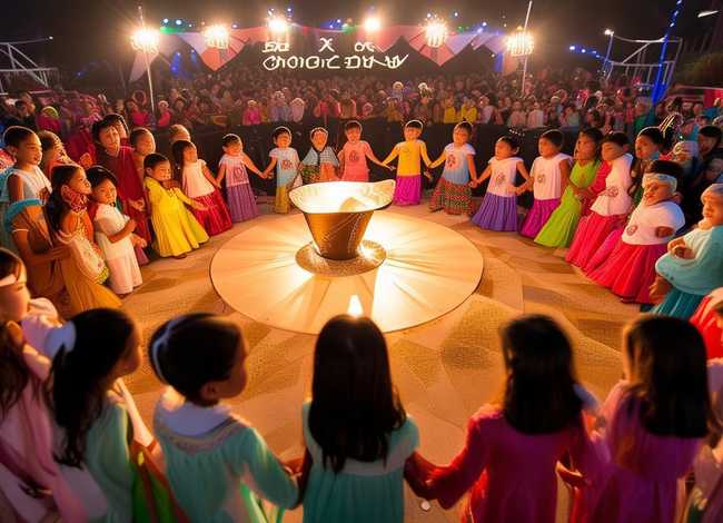 民族团结儿童画一等奖 奥运文化节几号到几号