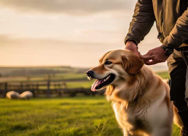 牧羊犬的故事寓意，一只带着感恩救主人的狗狗