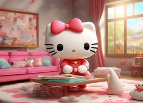 kitty的故事给小朋友听；有谁知道Hello Kitty的简介