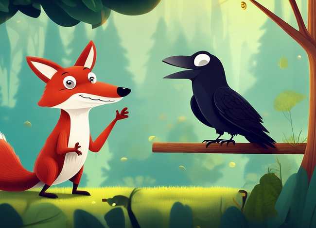 儿童故事鸟鸦和狐狸的故事(狐狸与乌鸦的儿童故事) 儿童故事鸟鸦和狐狸的故事(狐狸与乌鸦的儿童故事)