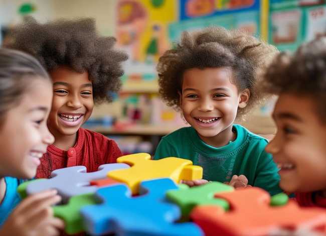 儿童四个人剧本游戏团结友爱（团结友爱亲又亲中班语言教案）