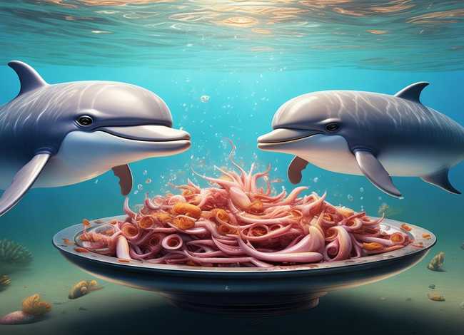 海豚故事儿童睡前故事、儿童睡前故事贪吃铁板鱿鱼的严重后果