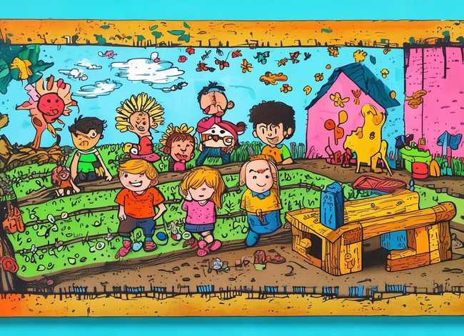 儿童劳动绘画图片、劳动主题绘画作品手抄报 劳动手抄报