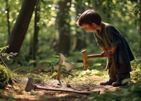 金斧子故事告诉孩子什么 金斧子银斧子和铁斧子的故事缩写