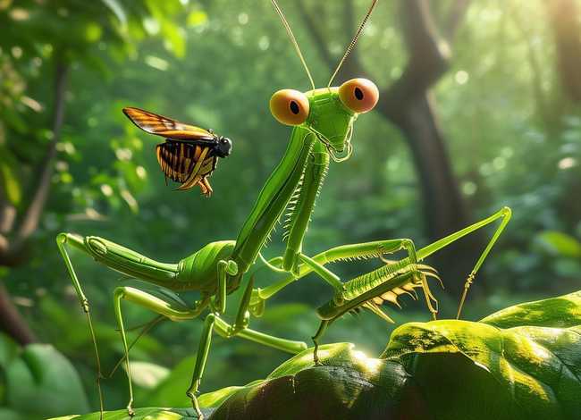 启蒙成语故事视频 - 螳螂捕蝉的动画片 启蒙成语故事视频 - 螳螂捕蝉的动画片