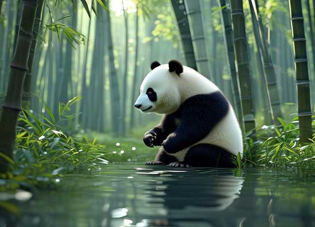 熊猫故事大全免费听，孤独的熊猫咪咪胎教故事