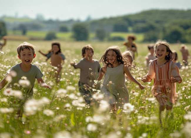 乡村儿童古诗；关于儿童在田野的诗句