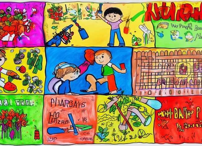 儿童劳动绘画图片、劳动主题绘画作品手抄报 劳动手抄报