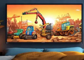 推土机故事睡前儿童 - 一堆工程车的动画片叫什么