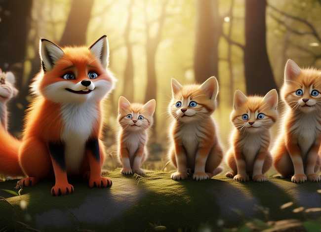儿童故事猫和狐狸的故事，猫和狐狸的寓言故事