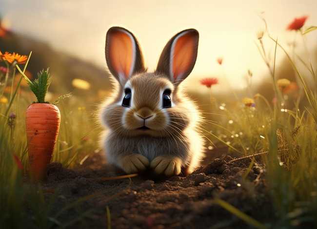 小兔儿的故事 - 宝宝的睡前故事-小兔拔萝卜 小兔儿的故事 - 宝宝的睡前故事-小兔拔萝卜