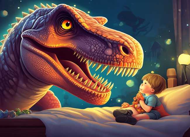霸王龙儿童睡前故事直播、幼儿睡前恐龙的故事