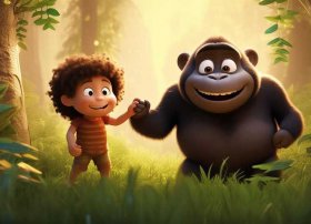 绘本关于猩猩的故事都有哪些；绘本故事_23《大手握小手》《威利和朋友》解读