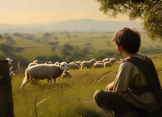 英文故事短篇幼儿故事（英文儿童故事《小牧童》）