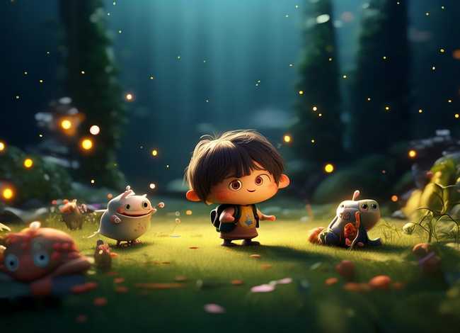 儿童带拼音绘本小故事（《萤火虫找朋友》儿童绘本故事分享）
