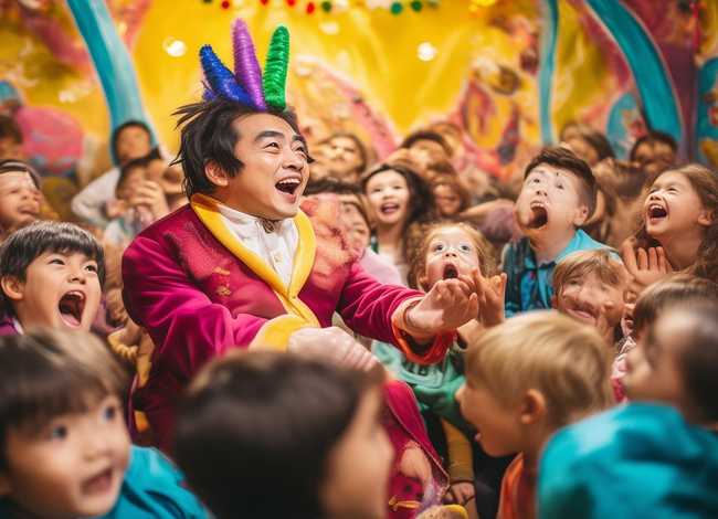 童话故事小孩综艺 欧阳龙参加综艺节目