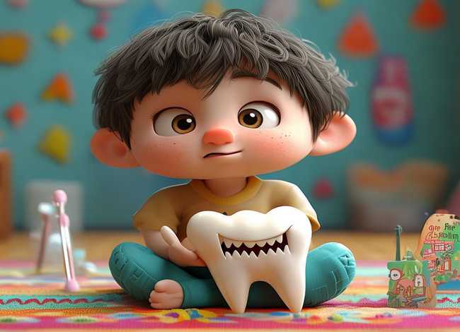 关于儿童牙齿的故事绘本 《一颗超级顽固的牙》-换牙期孩子要看的绘本 关于儿童牙齿的故事绘本 《一颗超级顽固的牙》-换牙期孩子要看的绘本