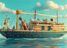 泰坦尼克号儿童版；快乐小鲁班泰坦尼克号中号-适用对象