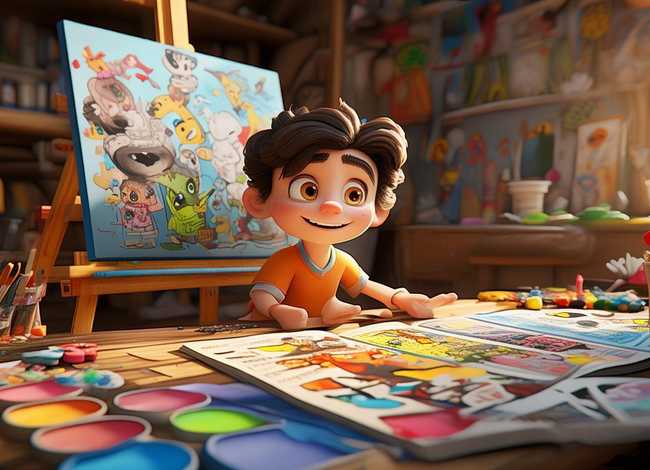 漫画故事绘画作品 - 有关“绘画”主题的漫画推荐