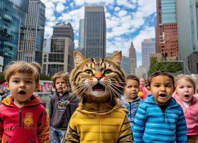 野猫的城市儿童故事表演；幼儿园大班说课稿-《野猫的城市》