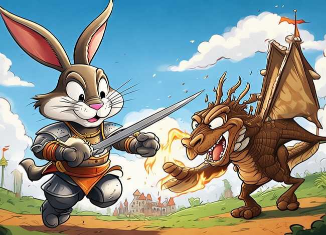 动画片兔八哥的故事国语版、勇敢骑士兔八哥剧情简介