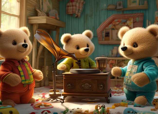 三只小熊的故事视频播放，三只小熊儿童歌曲中文版