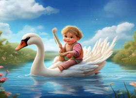 关于鹅的幼儿故事（鹅背骑鹅的故事是什么）