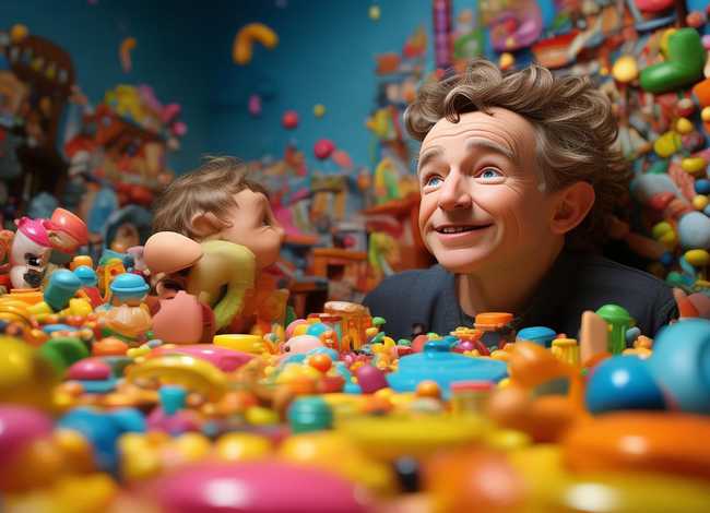 故事儿童画作品（创意儿童画赏析—我的爸爸）