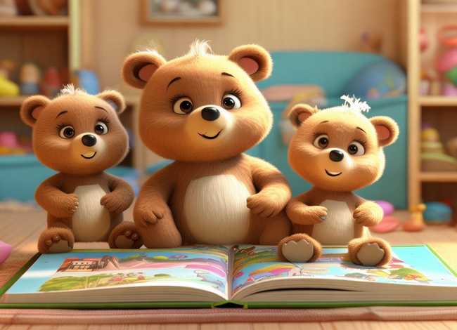 三只小熊的故事绘本，幼儿园买什么课外书比较好