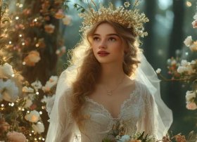 儿童故事新娘子；真新娘详细版 - 格林童话