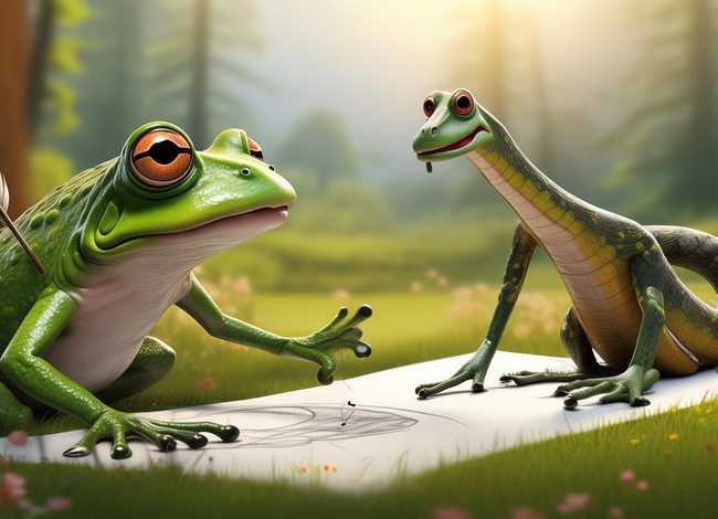 画蛇添足的寓言故事英文版、急求-一篇英语寓言故事带翻译的,简短一些的初一水平的