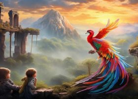 儿童凤凰故事视频、秦岭之巅之凤凰历史神话传说故事