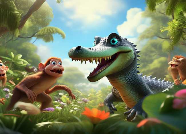交朋友儿童故事（小鳄鱼交朋友的故事）