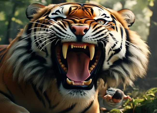 虎口拔牙儿童故事视频（描写虎的成语）