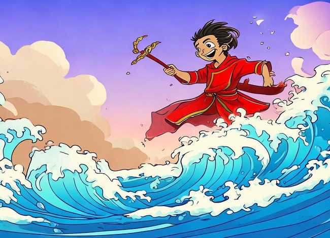 儿童绘本故事ppt阅读哪吒闹海、中国古典神话故事绘本-《哪吒闹海》绘本解读