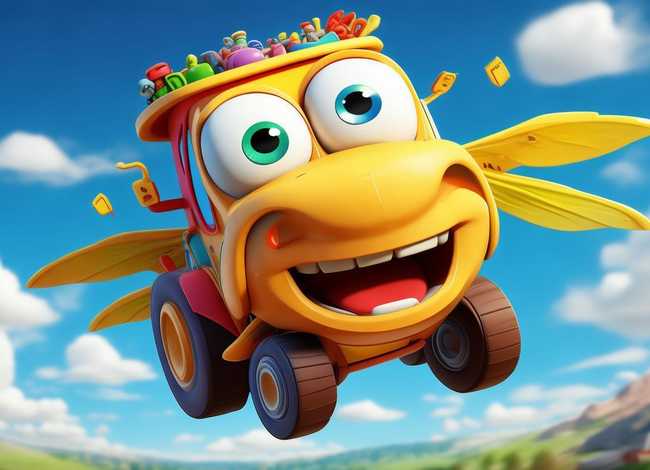 挖土机儿童故事（绘本讲师训练营【29期】19-21阅读原创《会飞的挖土机》）