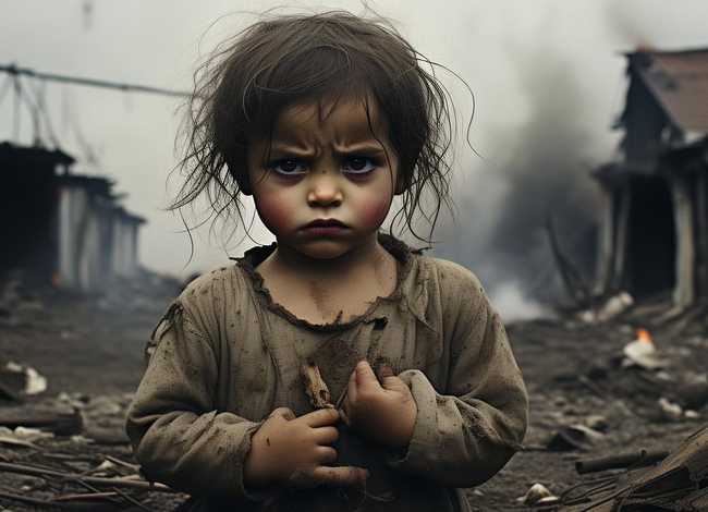 战争中儿童苦难图片 - 16张令人痛到窒息的图片,悲惨的生命,愿所有人被命运温柔以待