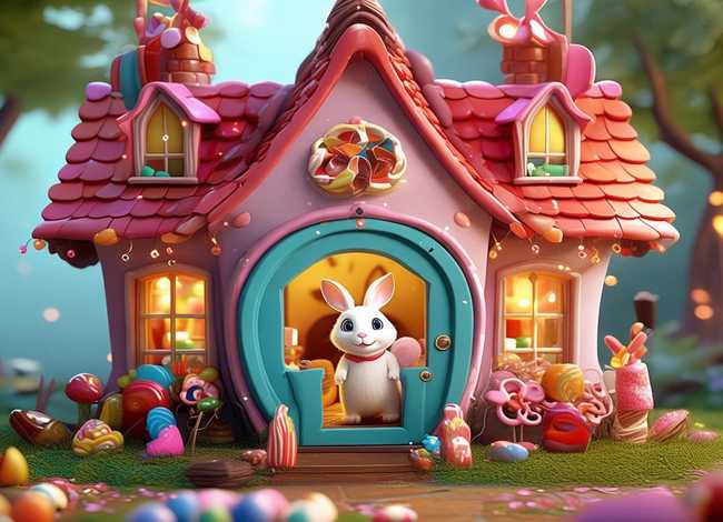糖果屋的小故事、小白兔的糖果屋讲的是什么意思