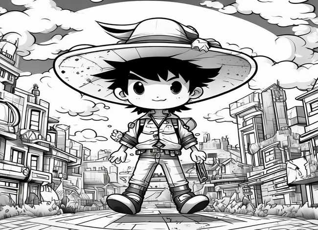 jojo黑白画插画，嘿嘿~~~