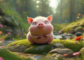 小猪的小故事 爱发脾气的小猪故事