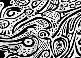 儿童黑白画组合图 什么叫黑白装饰画