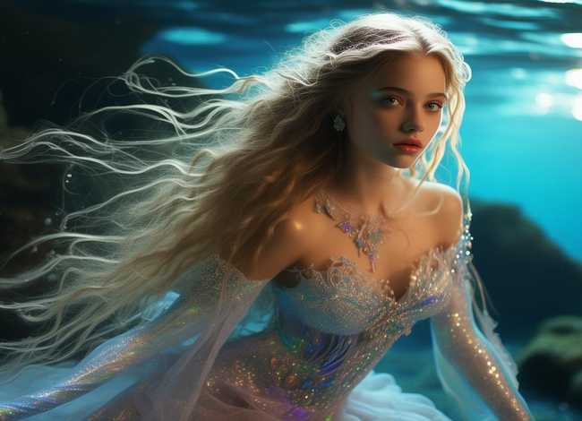 美人鱼儿童故事 - 童话故事人鱼公主