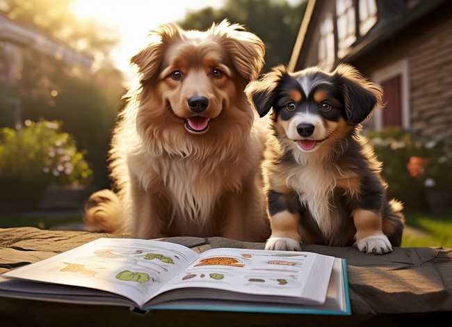 大狗和小狗的故事;14课小狗学叫第一种结局续写 大狗和小狗的故事;14课小狗学叫第一种结局续写